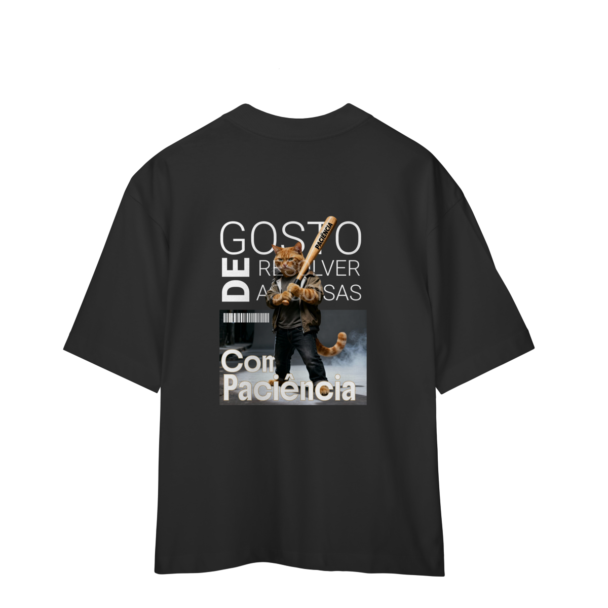 Camiseta Oversized - Amarelinho Paciente 