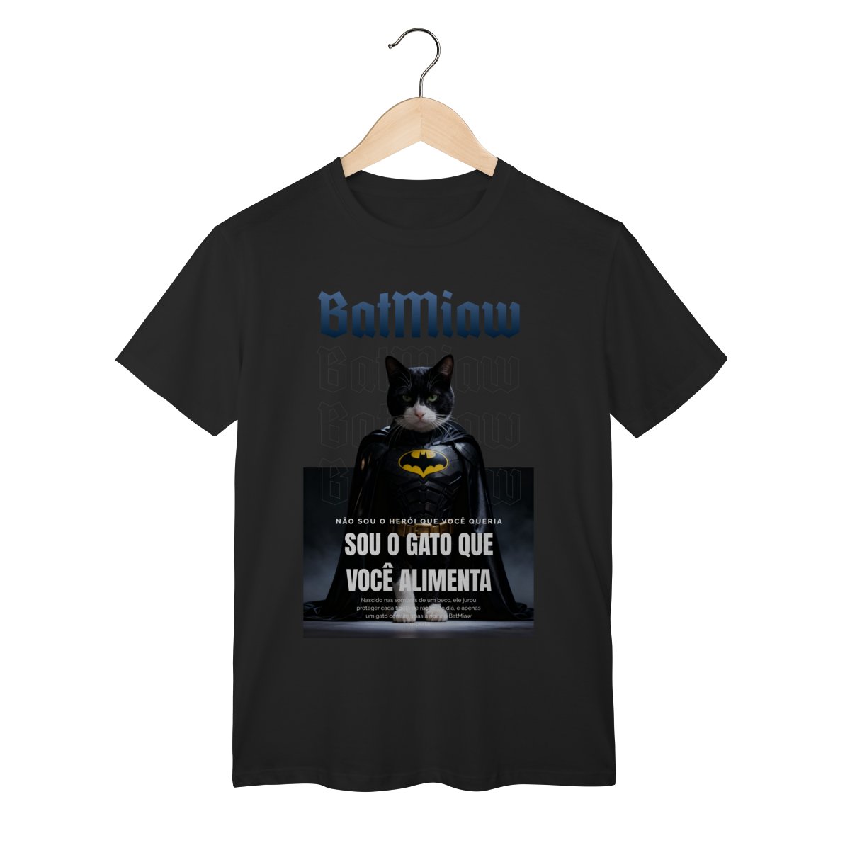 Camiseta Clássica - Batmiaw