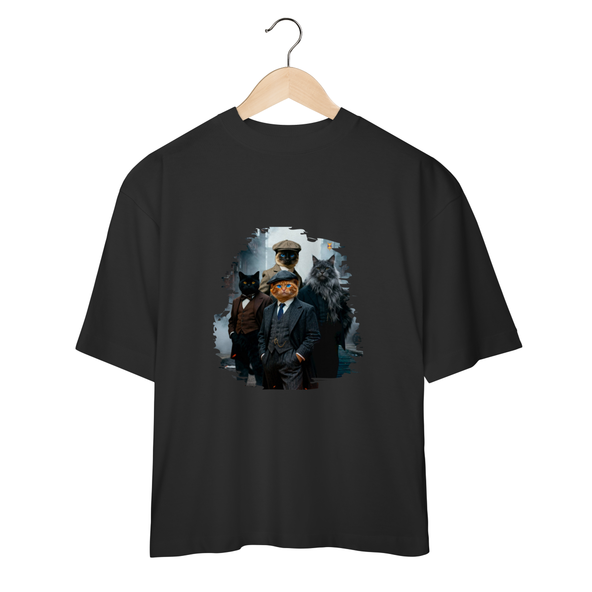 Camiseta Oversizad Peaky Cats