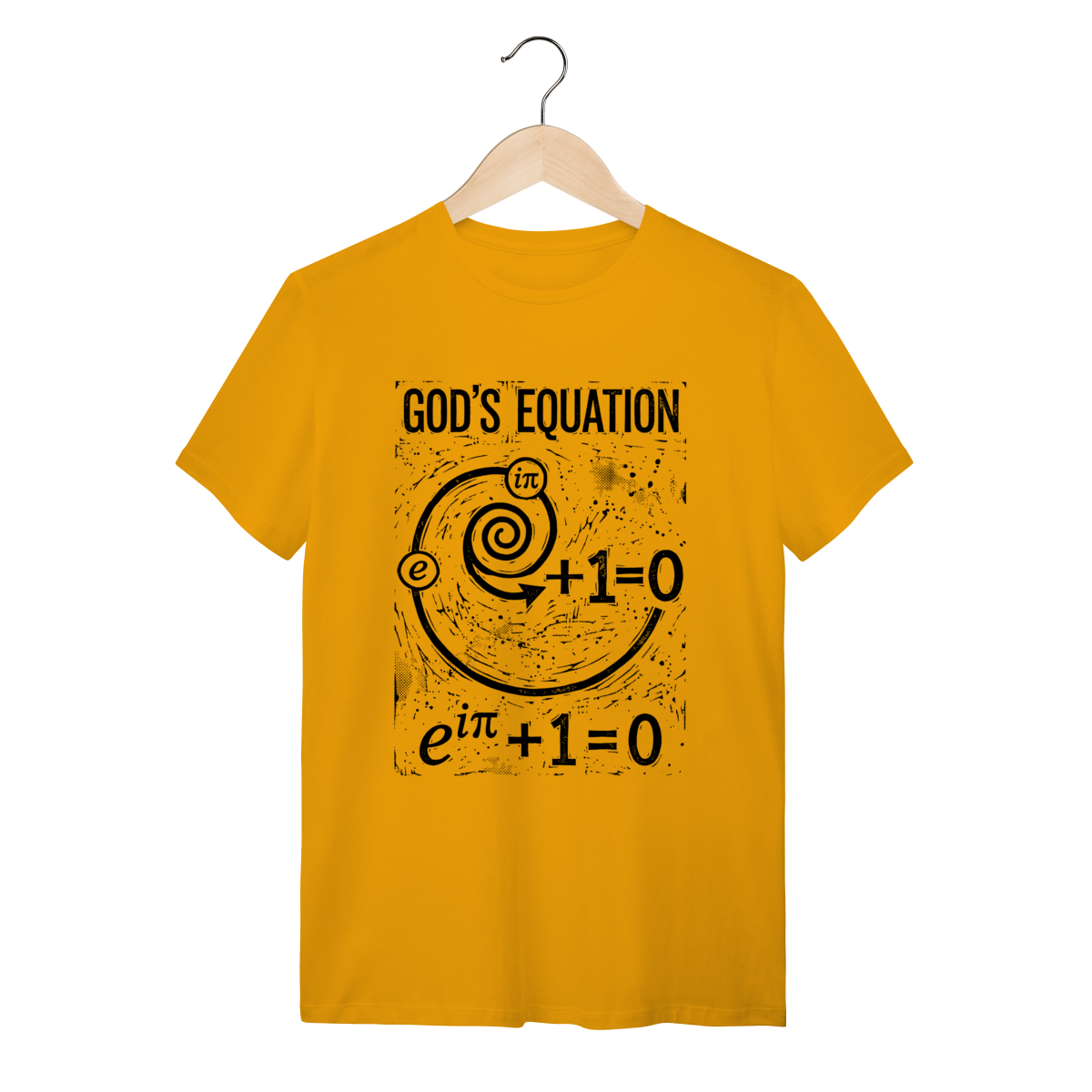 Camiseta Euler's Identity: GOD'S EQUATION (Matemáticos e Físicos)