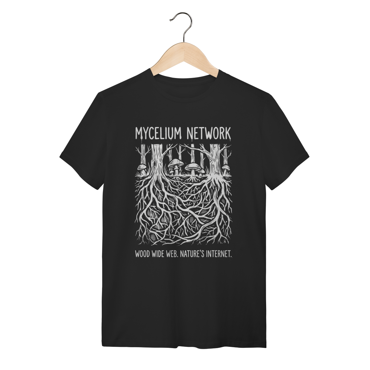 Camiseta Wood Wide Web: A Rede da Vida