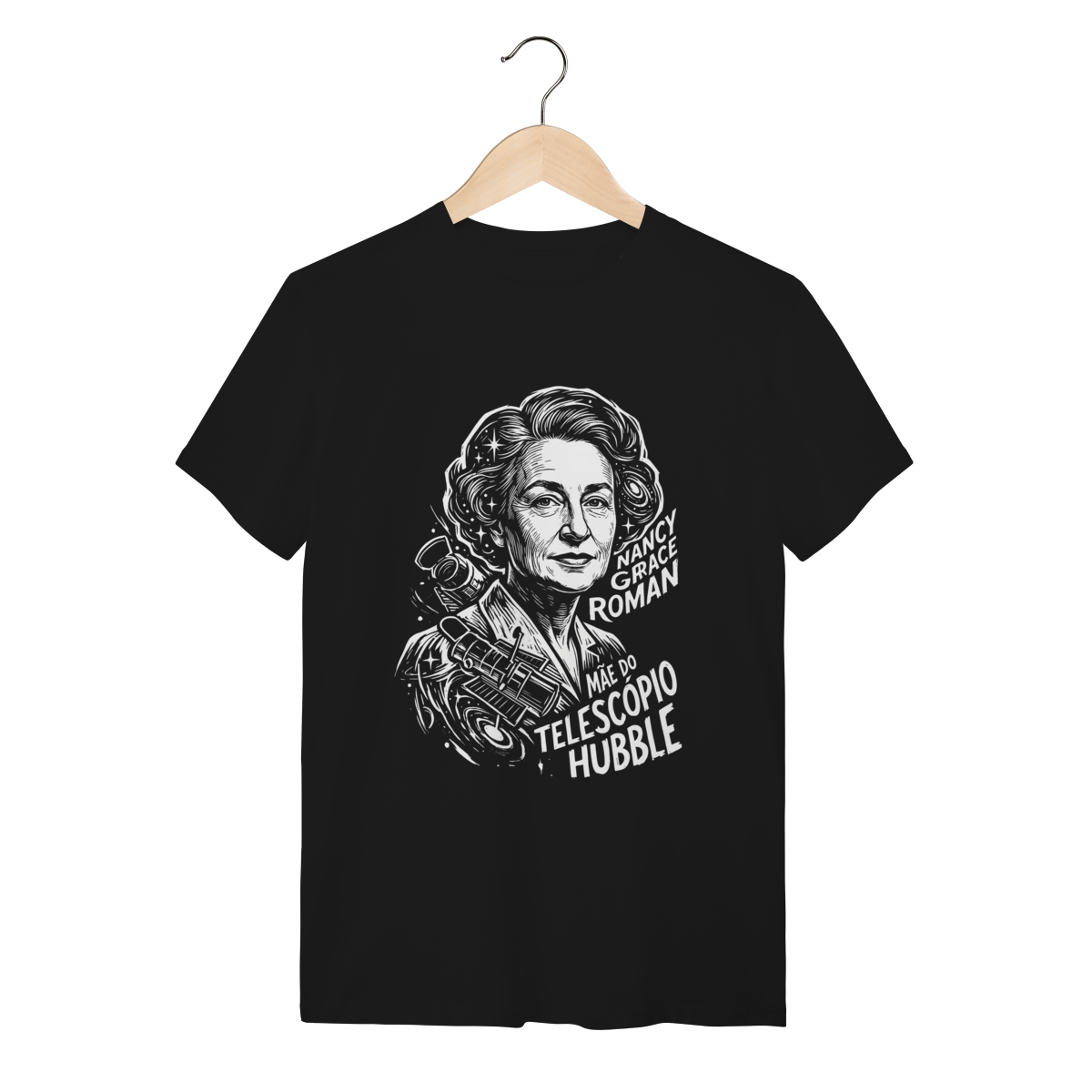 Camiseta Nancy Grace Roman Legado Hubble Cientista