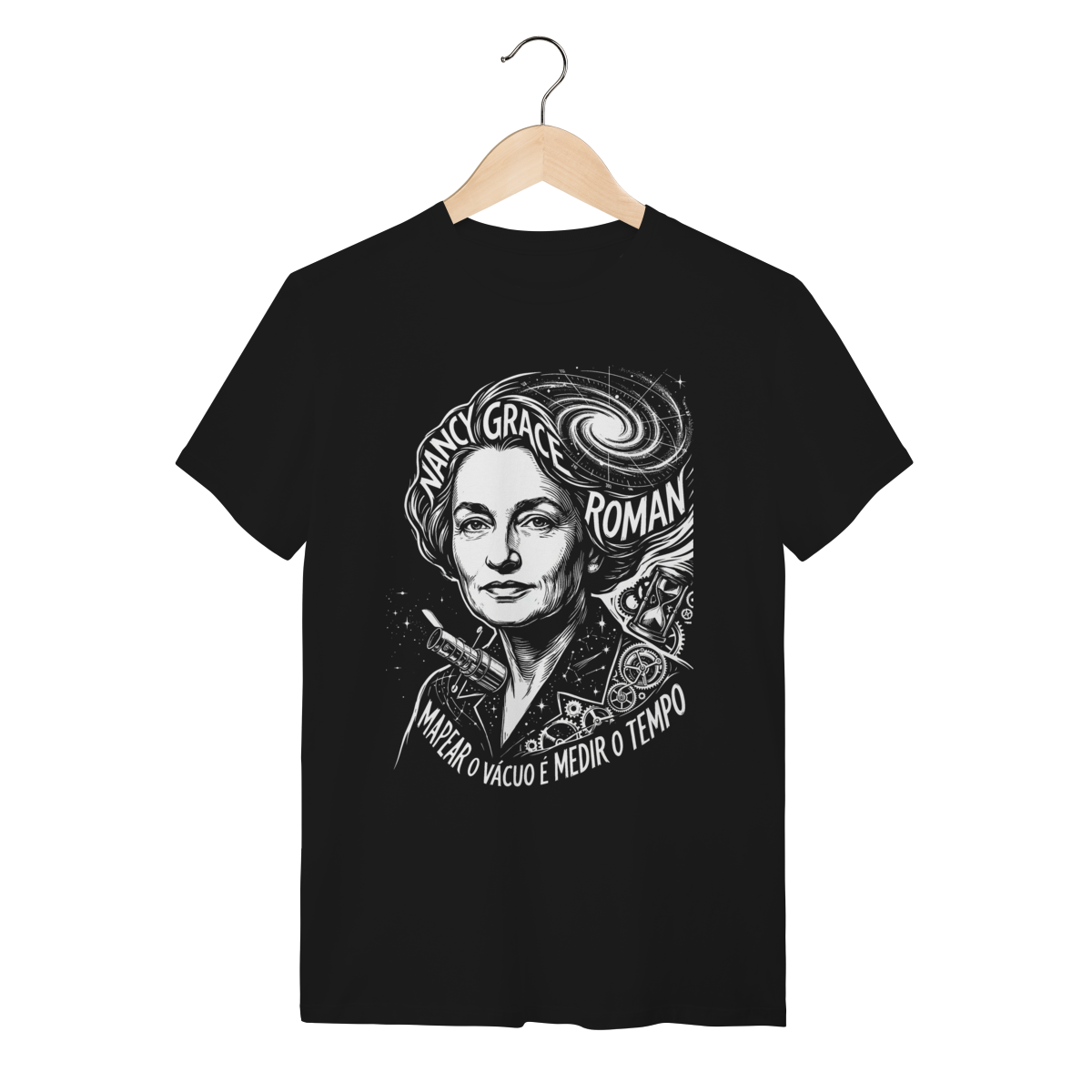 Camiseta Nancy Grace Roman Tempo Vácuo Astronomia