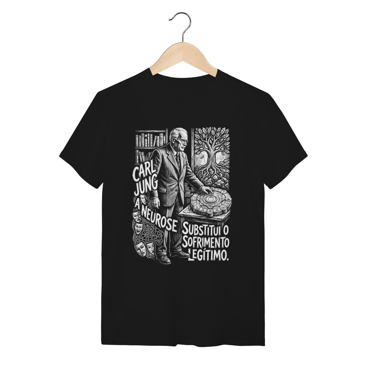Camiseta Cultura Psicologia Jung Arquétipo E Conhecimento