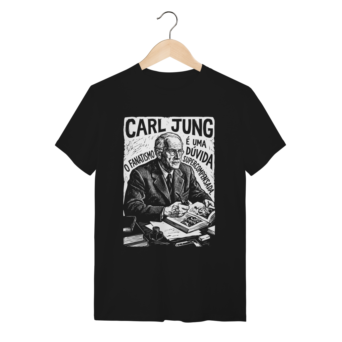 Camiseta Cultura Junguiana Mistério Da Sombra E Razão