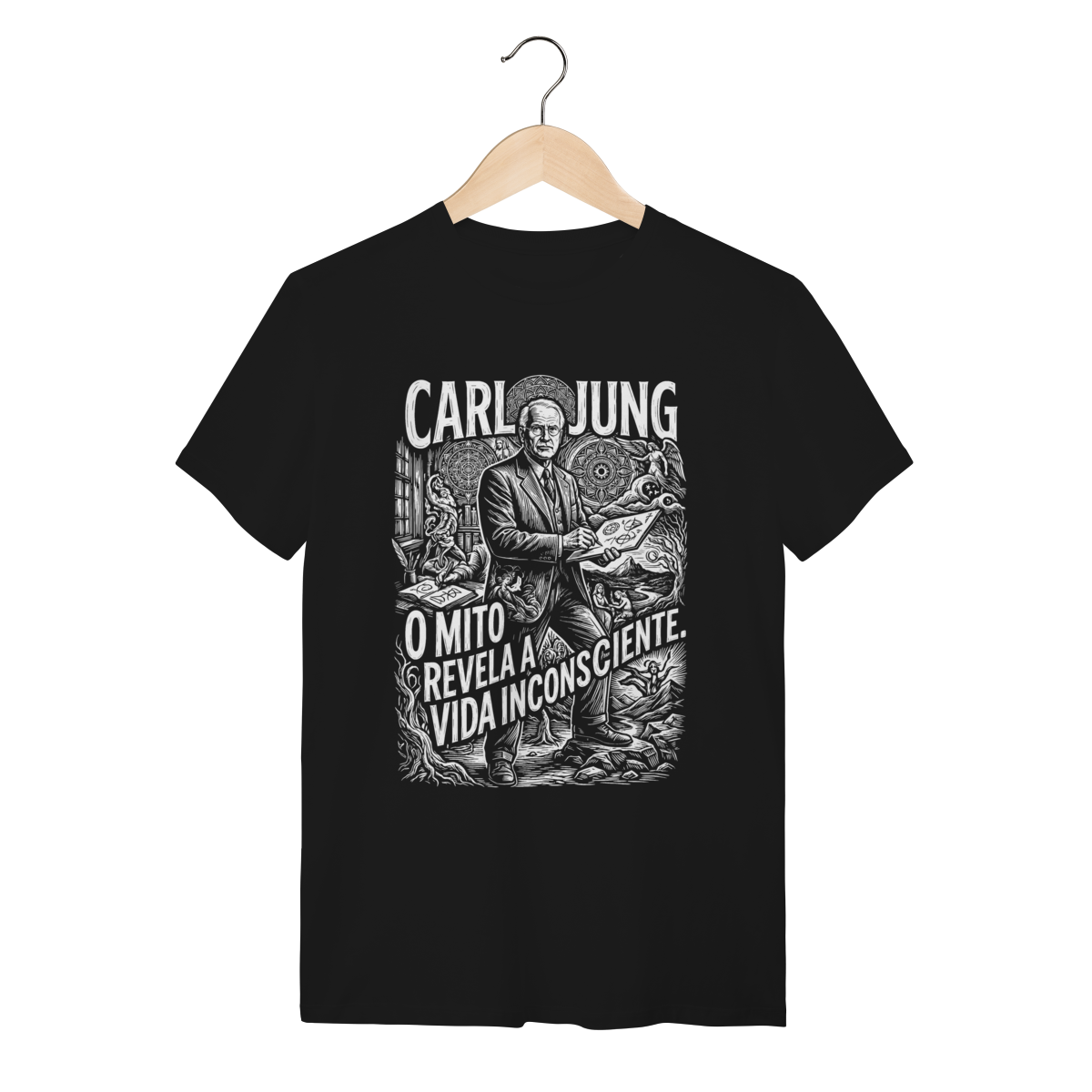 Camiseta Cultura Junguiana Raízes Do Inconsciente Ser