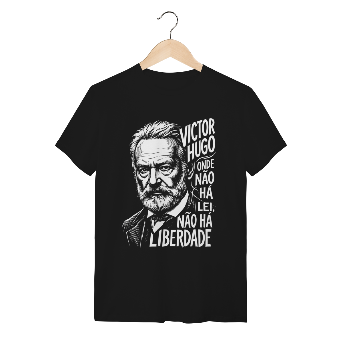 Camiseta Intelectual Victor Hugo Horizonte Ético Pensador