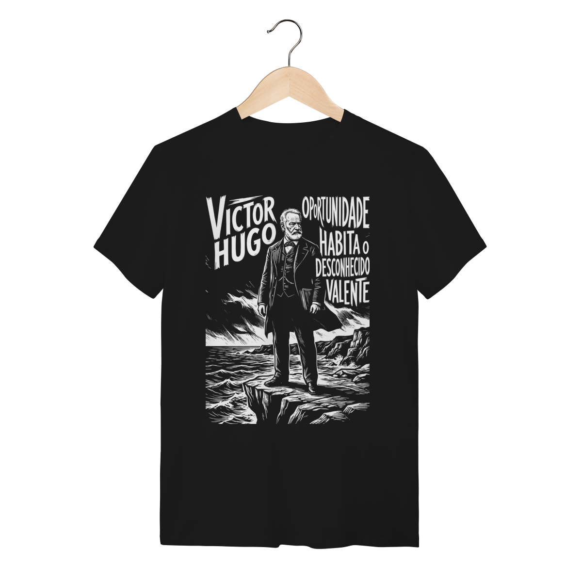 Camiseta Victor Hugo Ideia Madura Inércia História