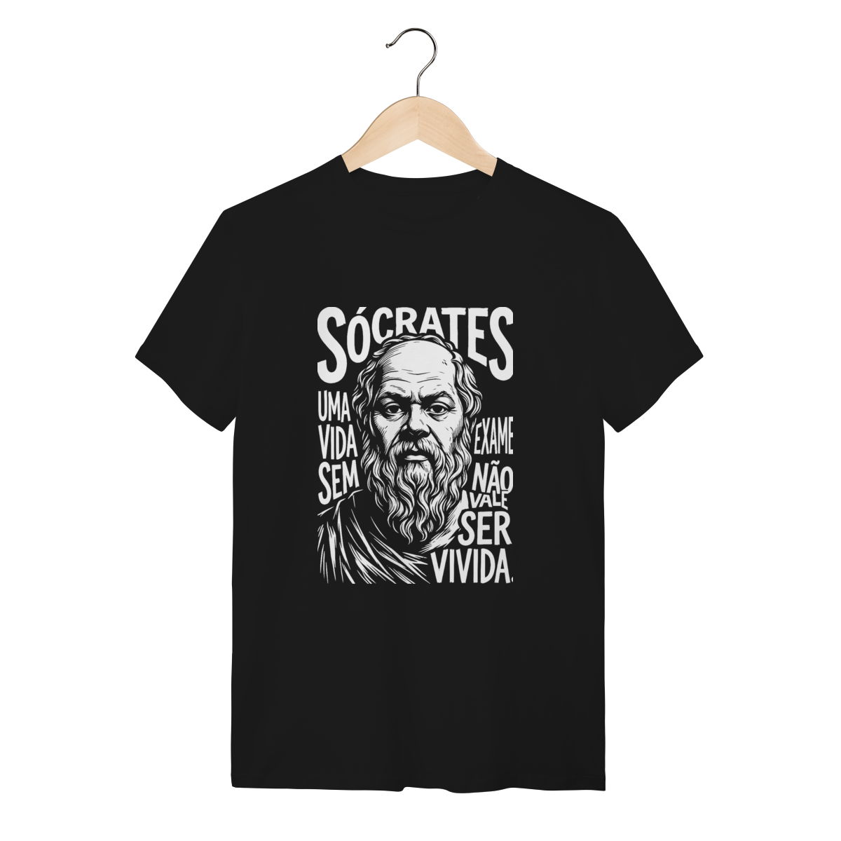 Camiseta Minimal Art Filosofia Clássica Moderna