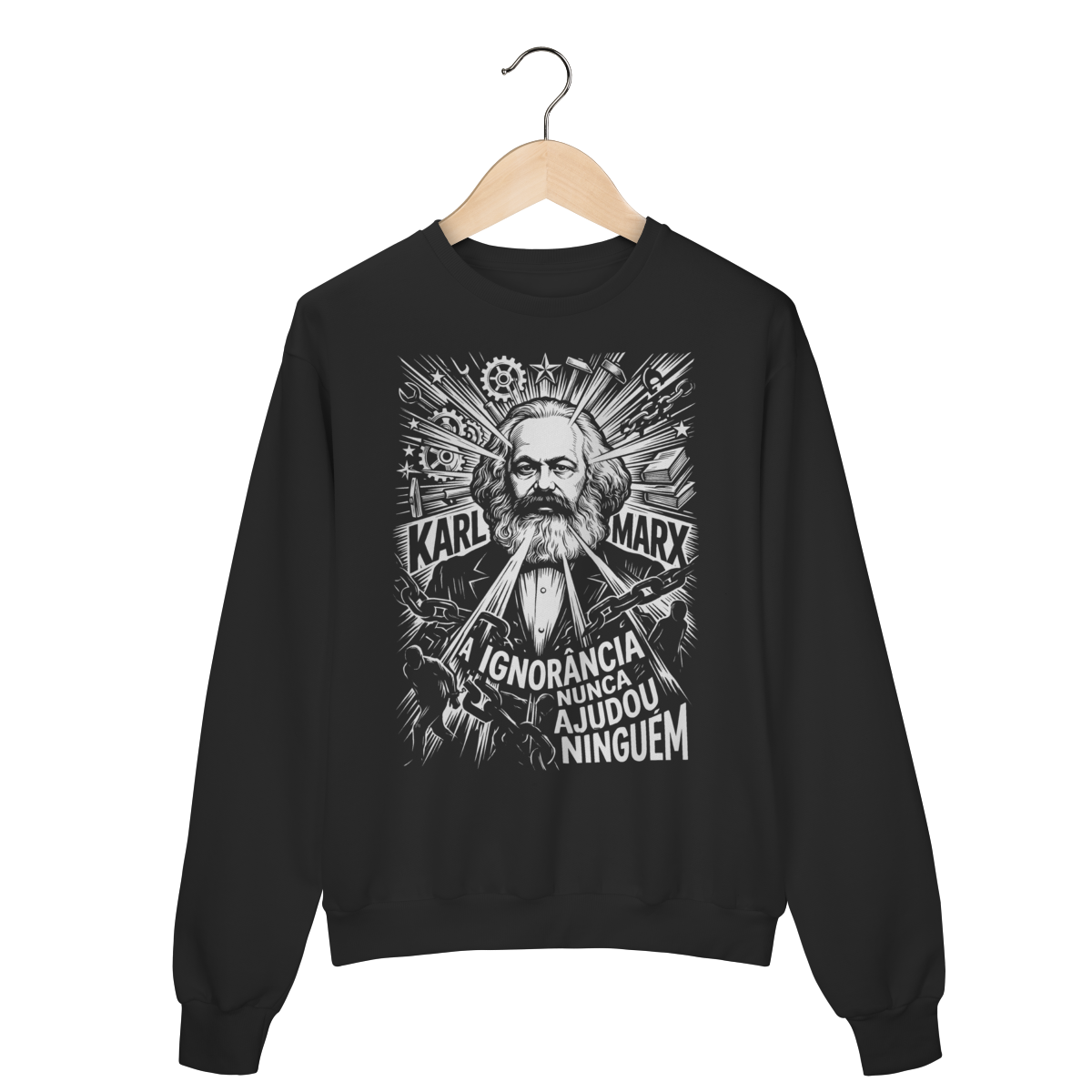 Moletom Filosofia Política Karl Marx Economia Arte