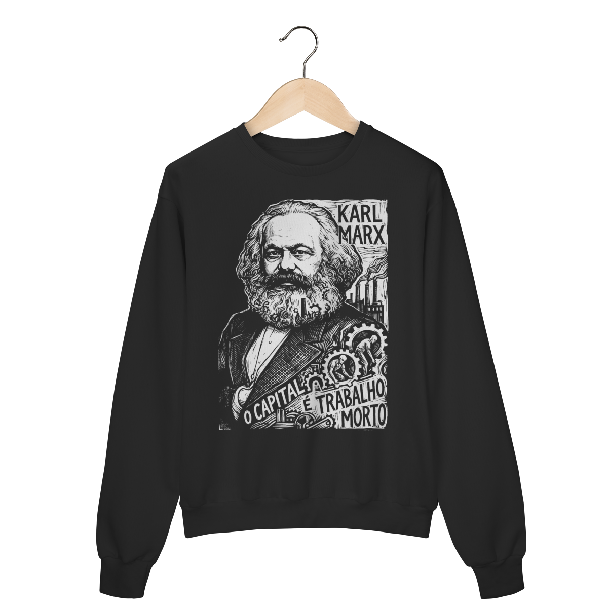 Moletom Karl Marx Crítica Capitalista O Limite