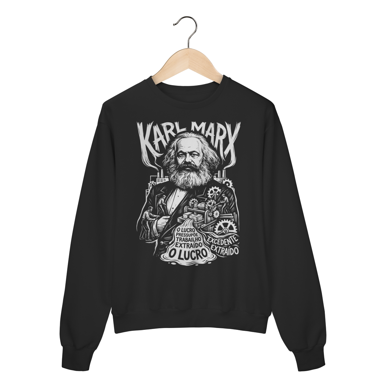 Moletom Karl Marx Classe Dominante Estado Comitê
