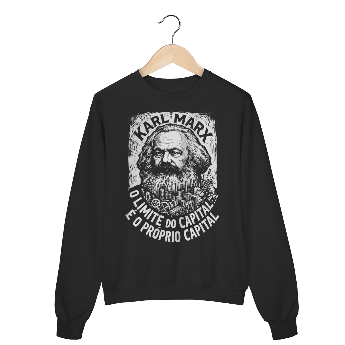 Moletom Karl Marx Pensamento Social Expropriação