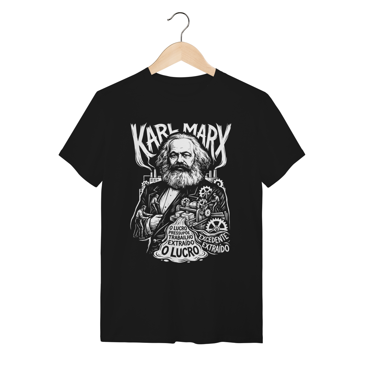 Camiseta Karl Marx Poder Político Estado e Classe