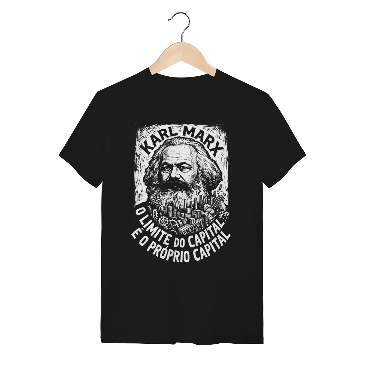 Camiseta Karl Marx Expropriação Economia Política