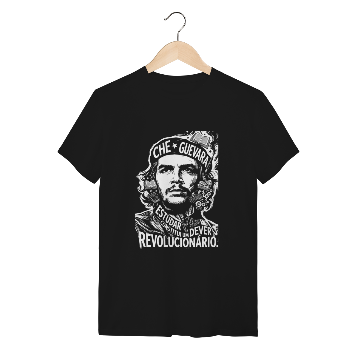 Camiseta Arte Filosófica Estampa Consciência e Utopia