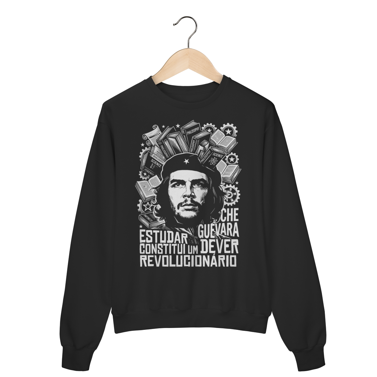 Moletom Sabedoria Política Che Guevara Estudar