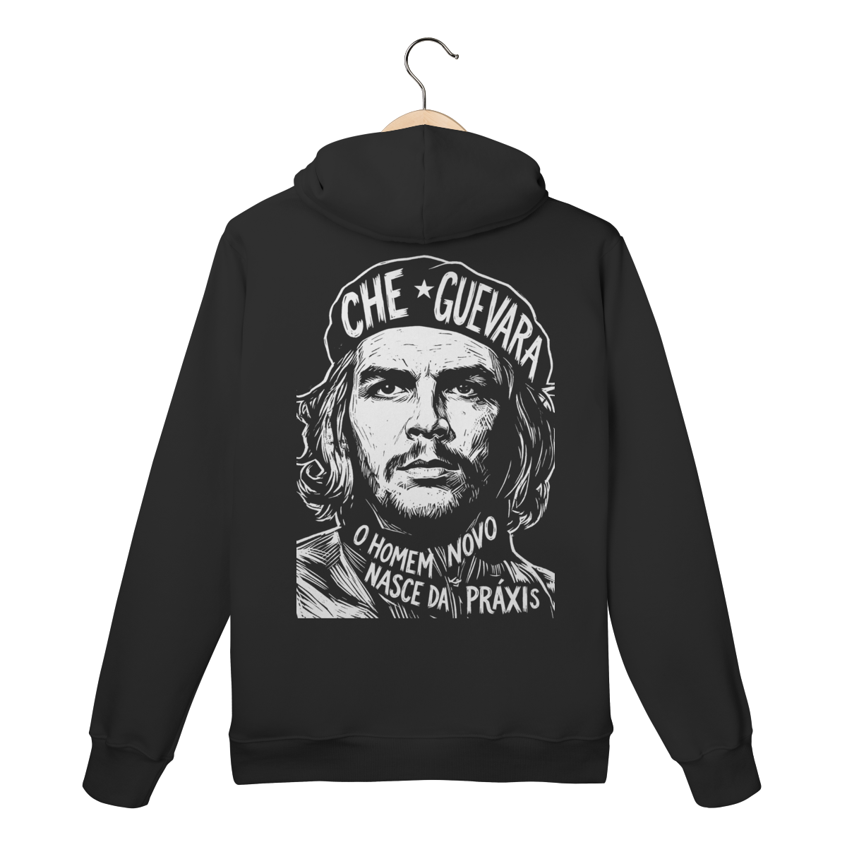 Moletom Canguru Che Guevara Liberdade de Espírito Luta