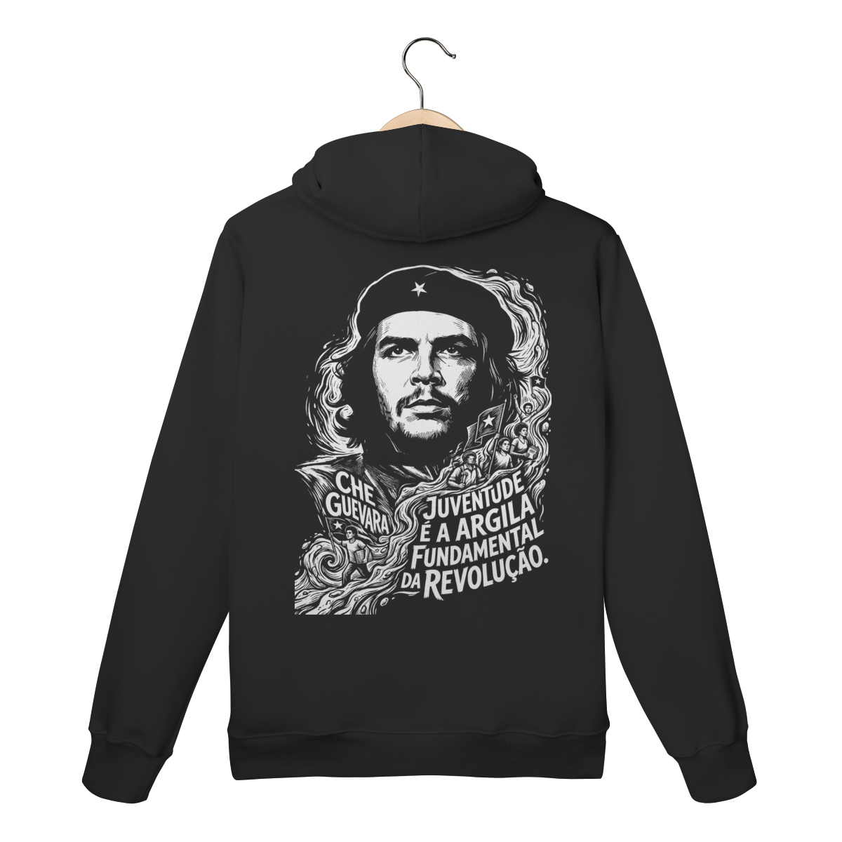 Moletom Canguru Che Guevara Socialismo Liberdade Humana
