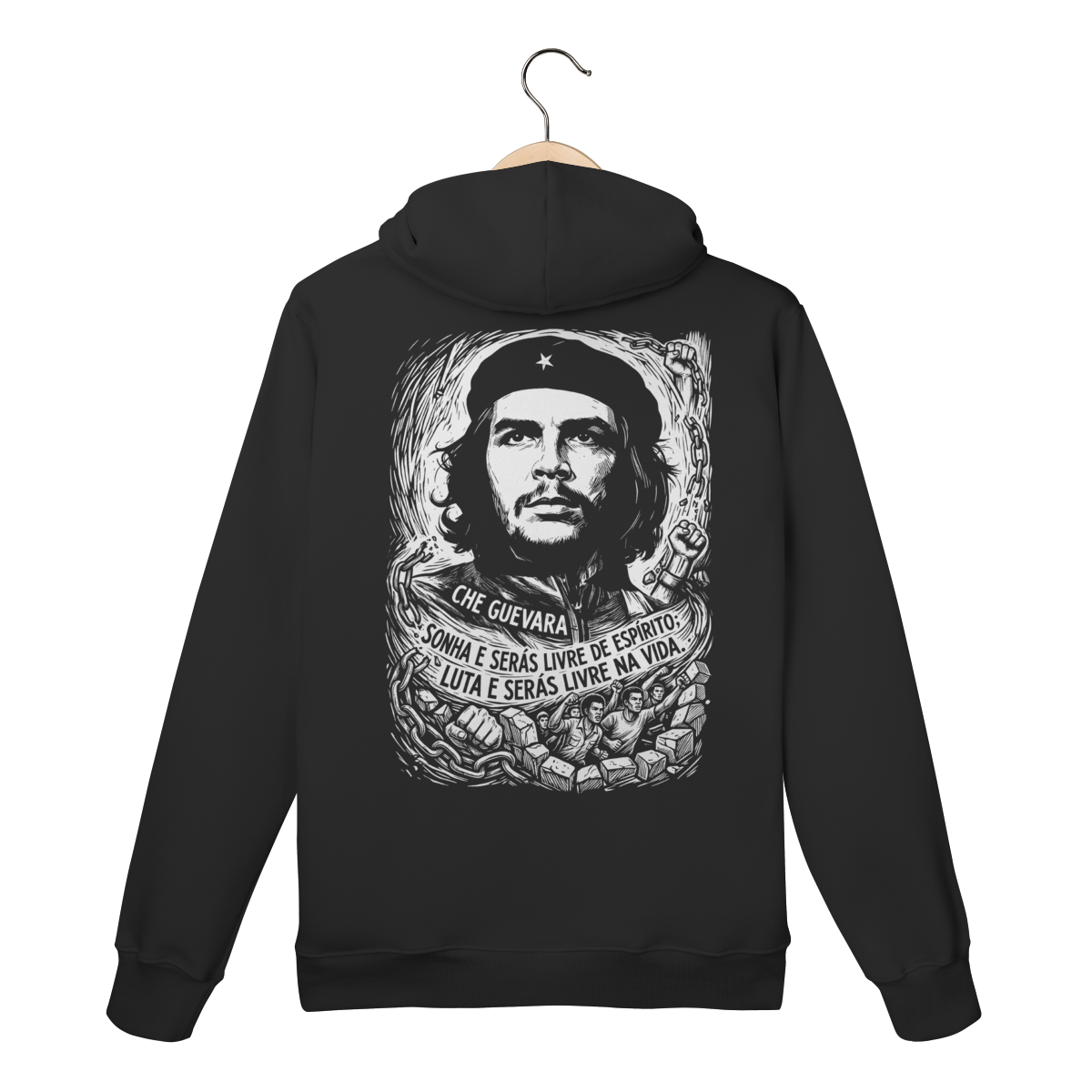 Moletom Canguru Filosofia Che Guevara Socialismo Humano