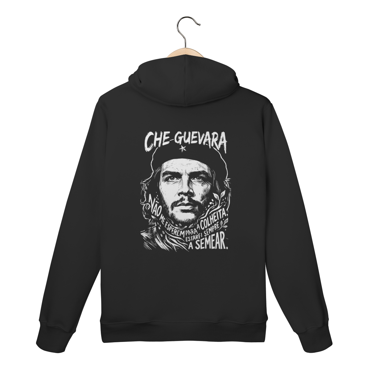 Moletom Canguru Che Guevara Socialismo Frase Ativista
