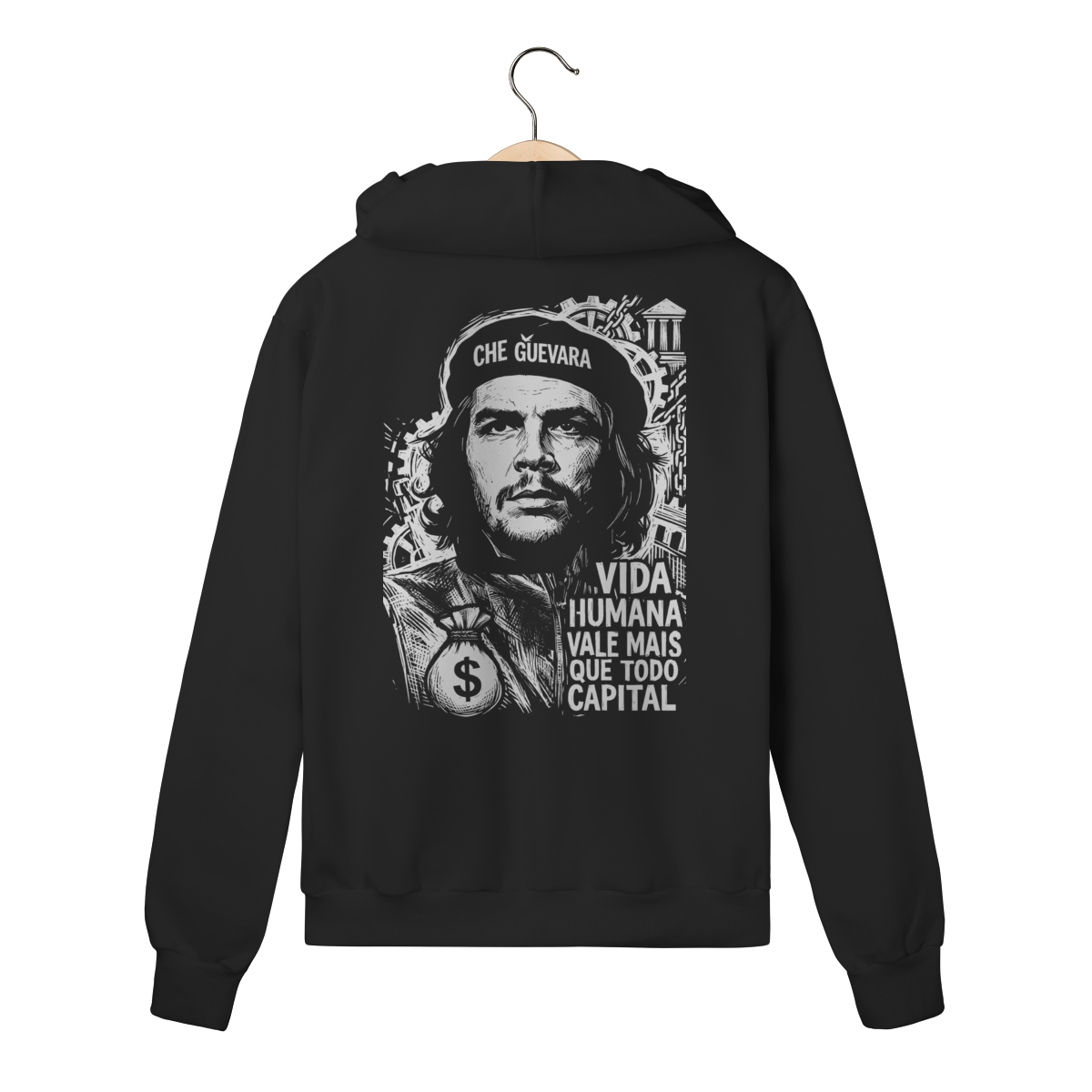 Moletom com Zíper Che Guevara Filosofia Luta e Espírito