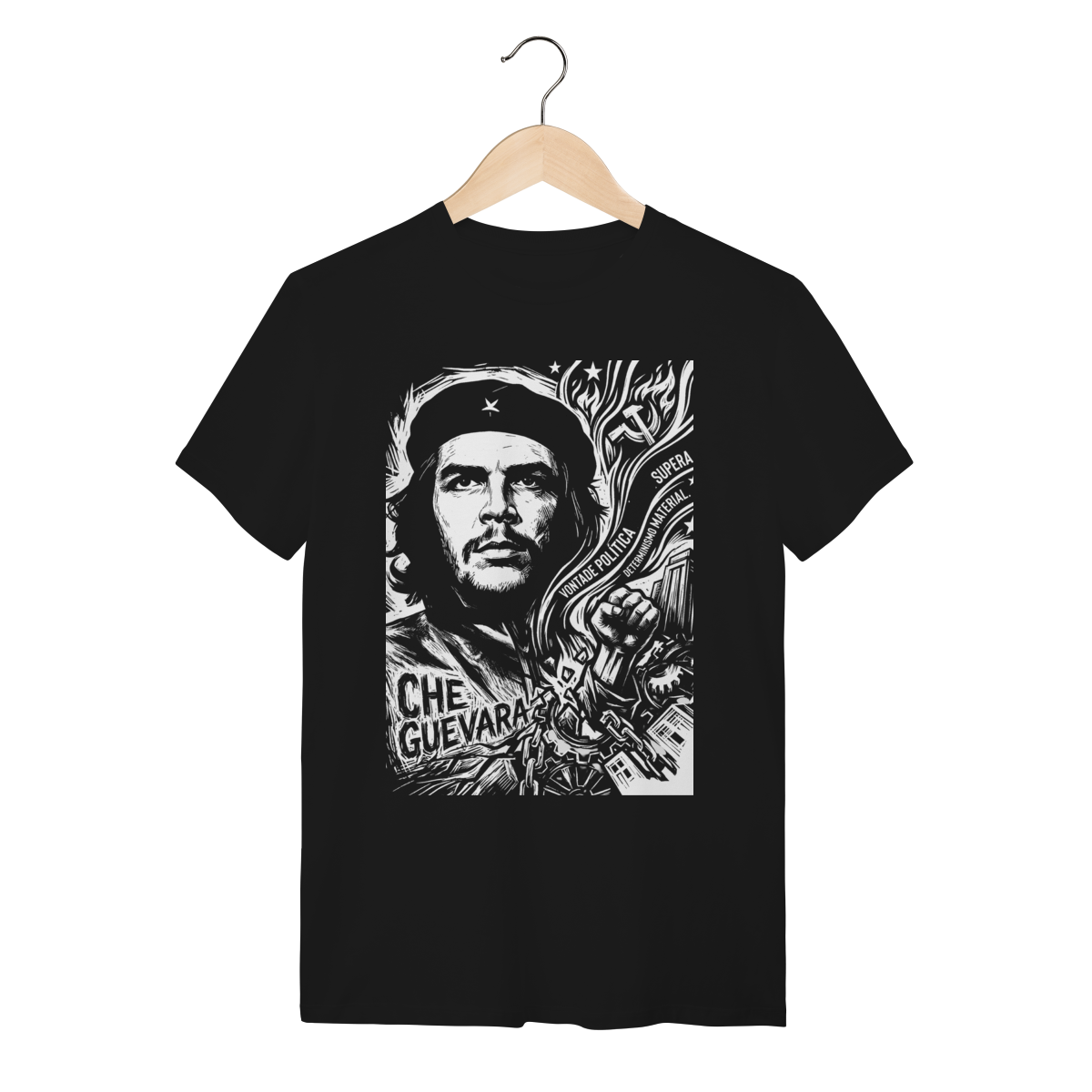 Camiseta Filosofia Che Guevara Liberdade Sonho e Luta