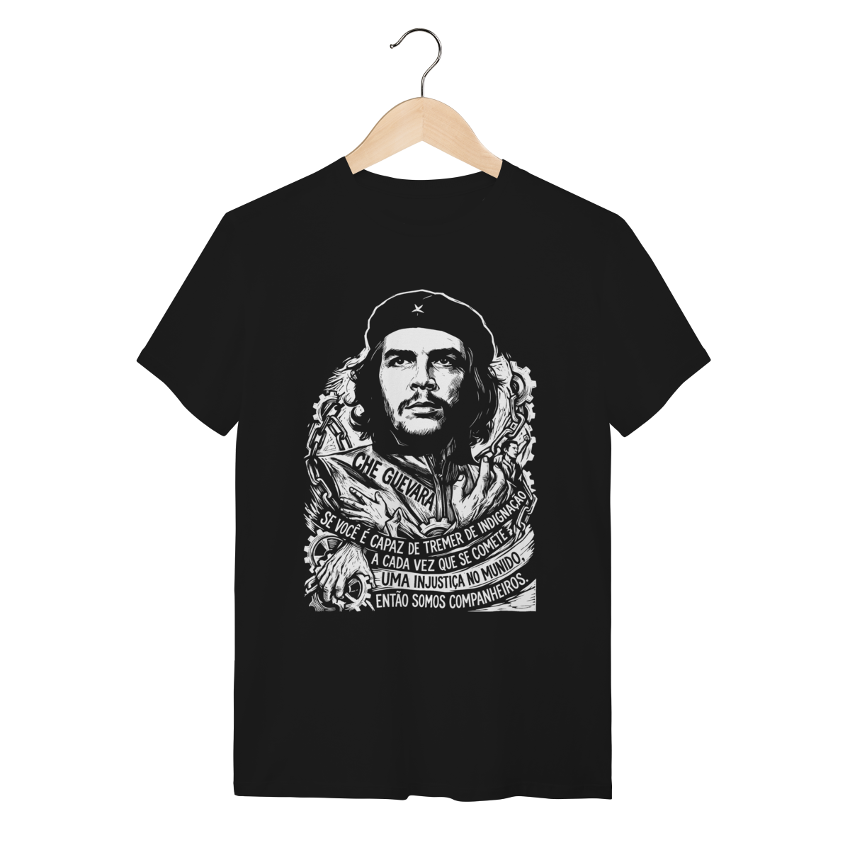 Camiseta Filosofia Che Guevara Verdadeiro Amor Revolução