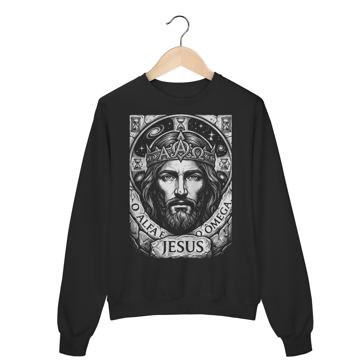 Moletom Alfa e Ômega Jesus Filosofia e Teologia