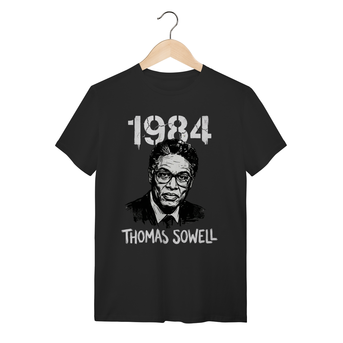 Camiseta Thomas Sowell: A Verdade vs 1984