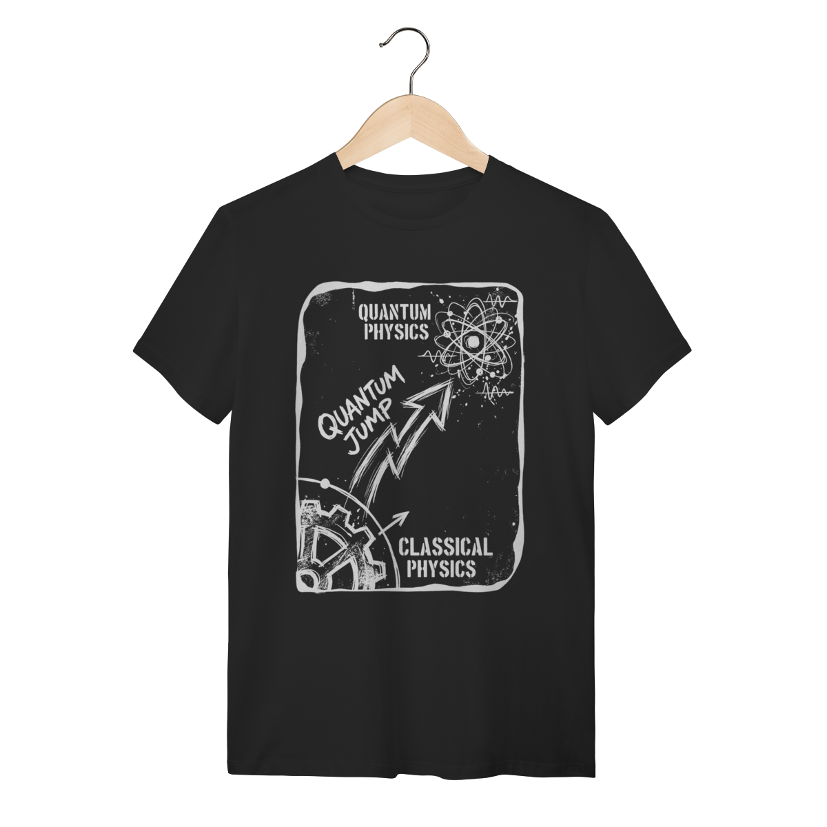Camiseta Salto Quântico: A Evolução da Matéria