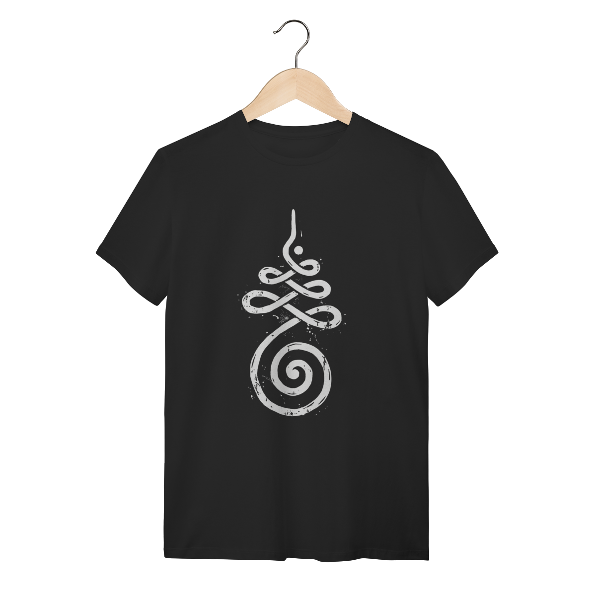 Camiseta Símbolo Unalome Caminho Iluminação