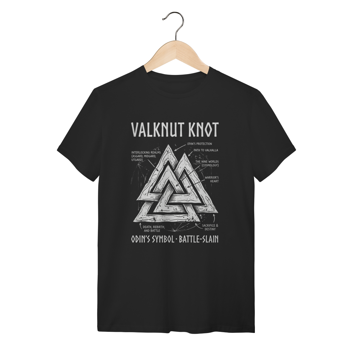 Camiseta Valknut: O Nó de Odin