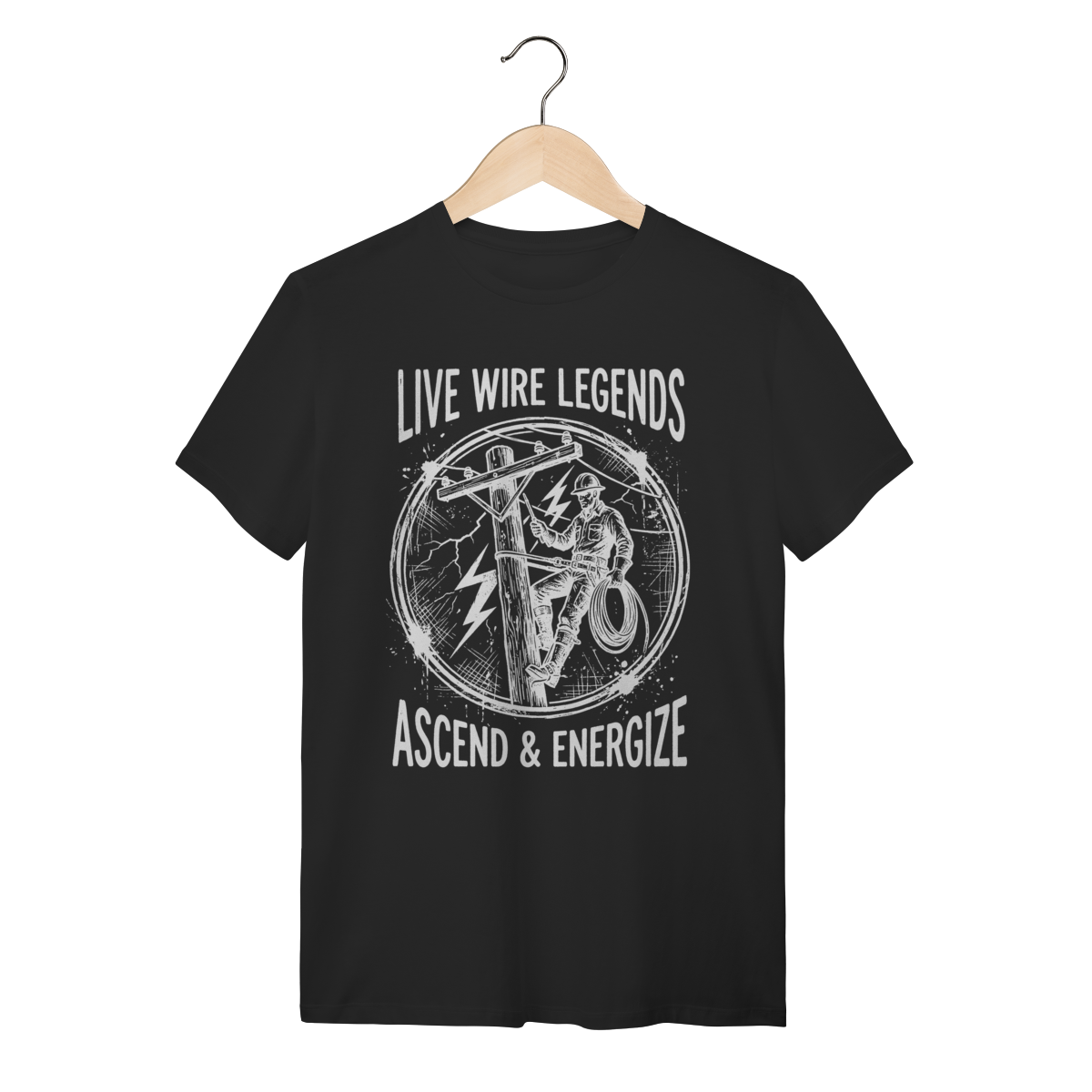Camiseta Lineman: O Legado da Alta Tensão