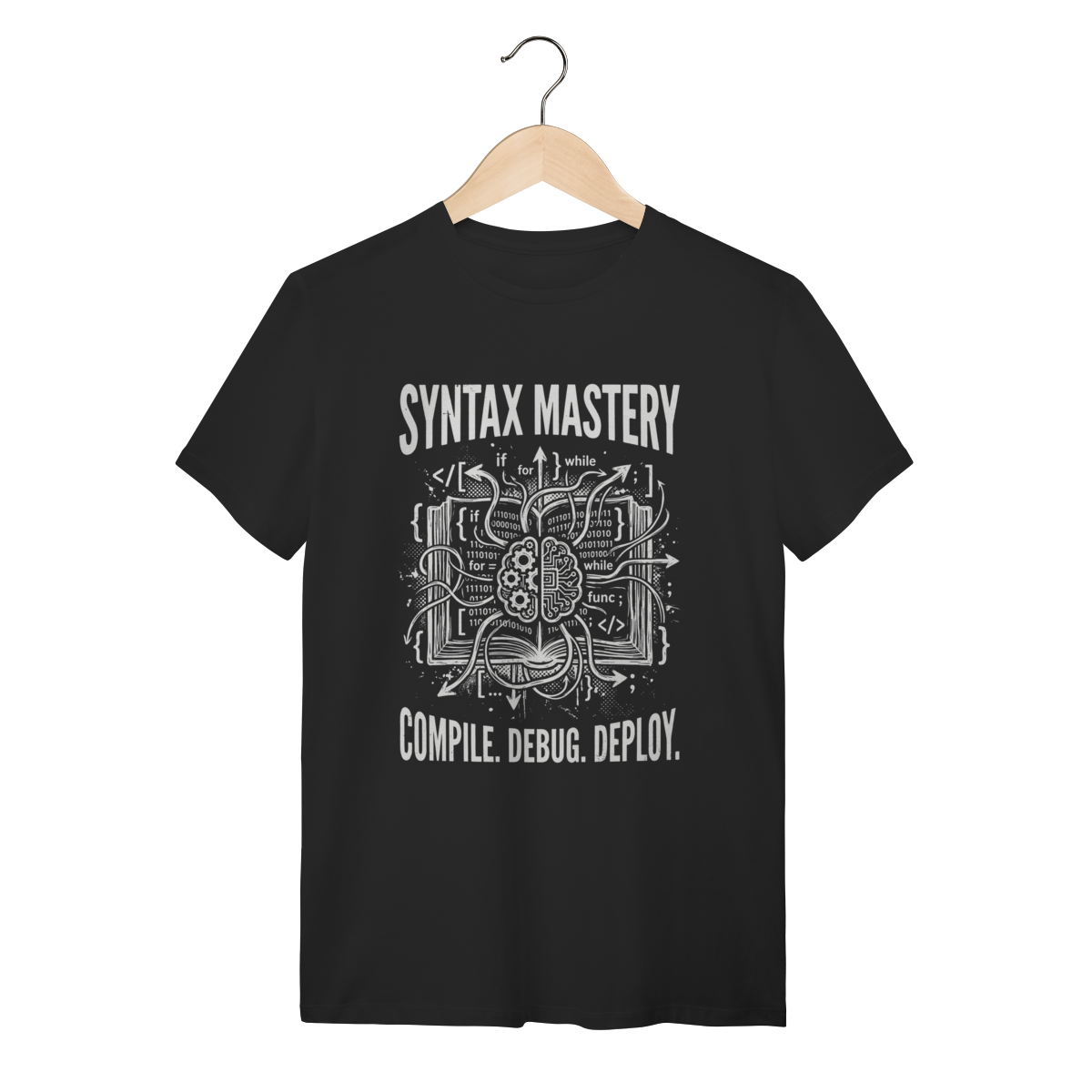 Camiseta Syntax Dev: O Código do Criador 