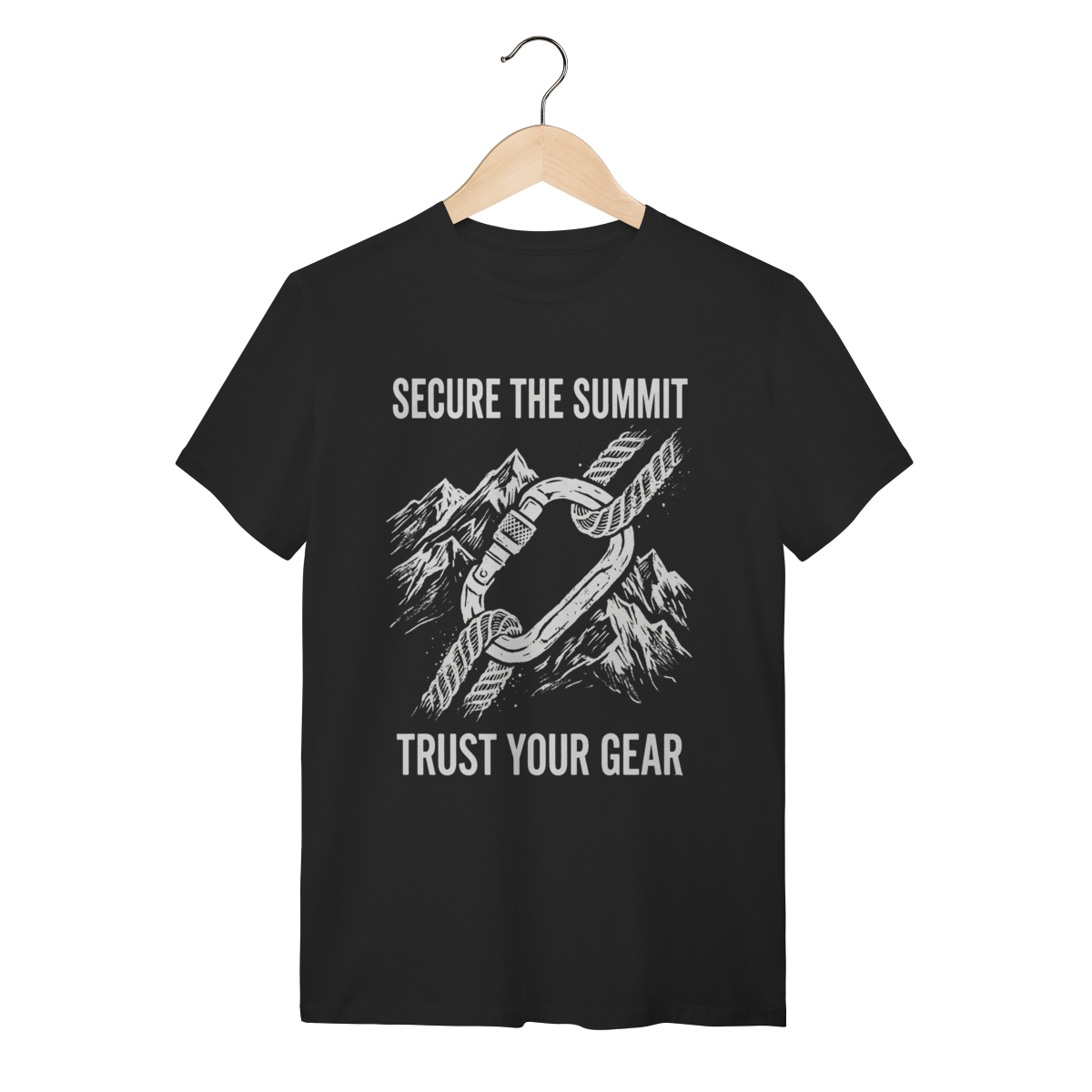 Camiseta Mosquetão & Montanha: O Elo da Liberdade