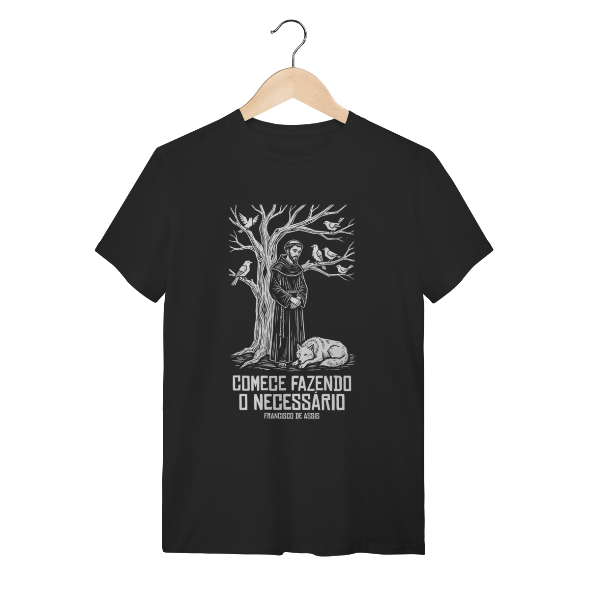 Camiseta Francisco de Assis – Filosofia e Sabedoria