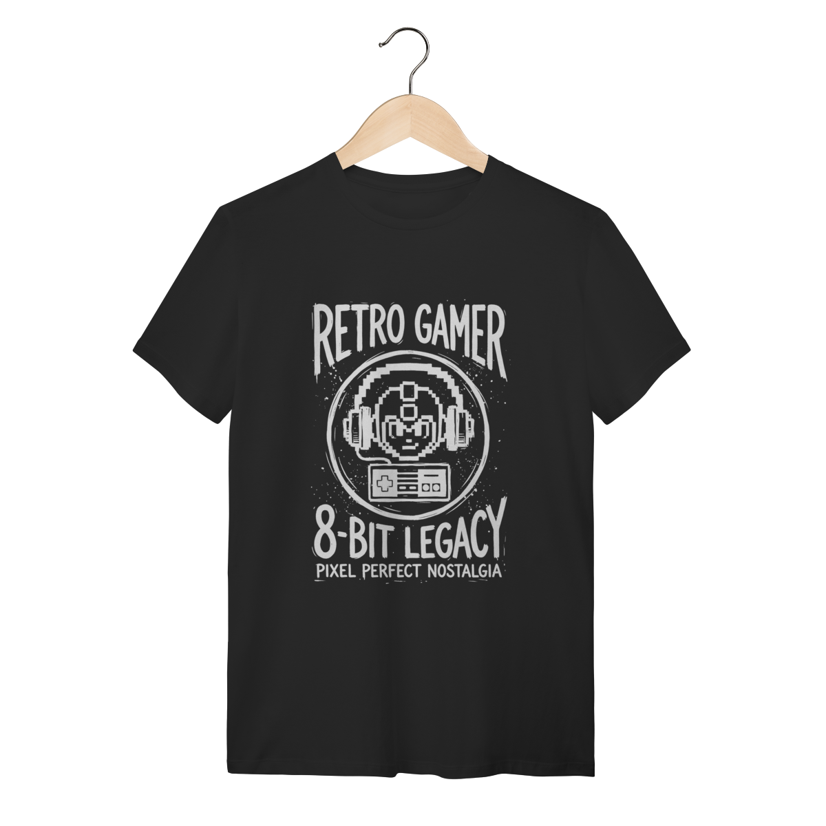 Camiseta Retro Gamer: A Era 8-Bits