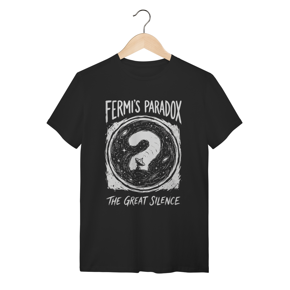 Camiseta Paradoxo de Fermi: O Silêncio do Universo