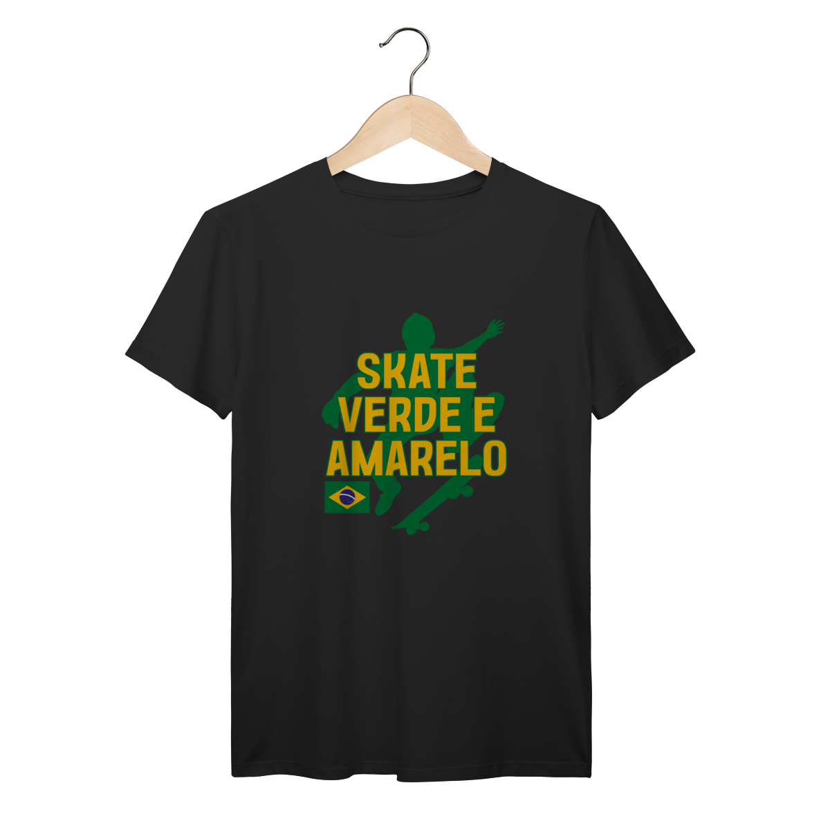 Nome do produto: Skate Verde e Amarelo – Estilo Urbano