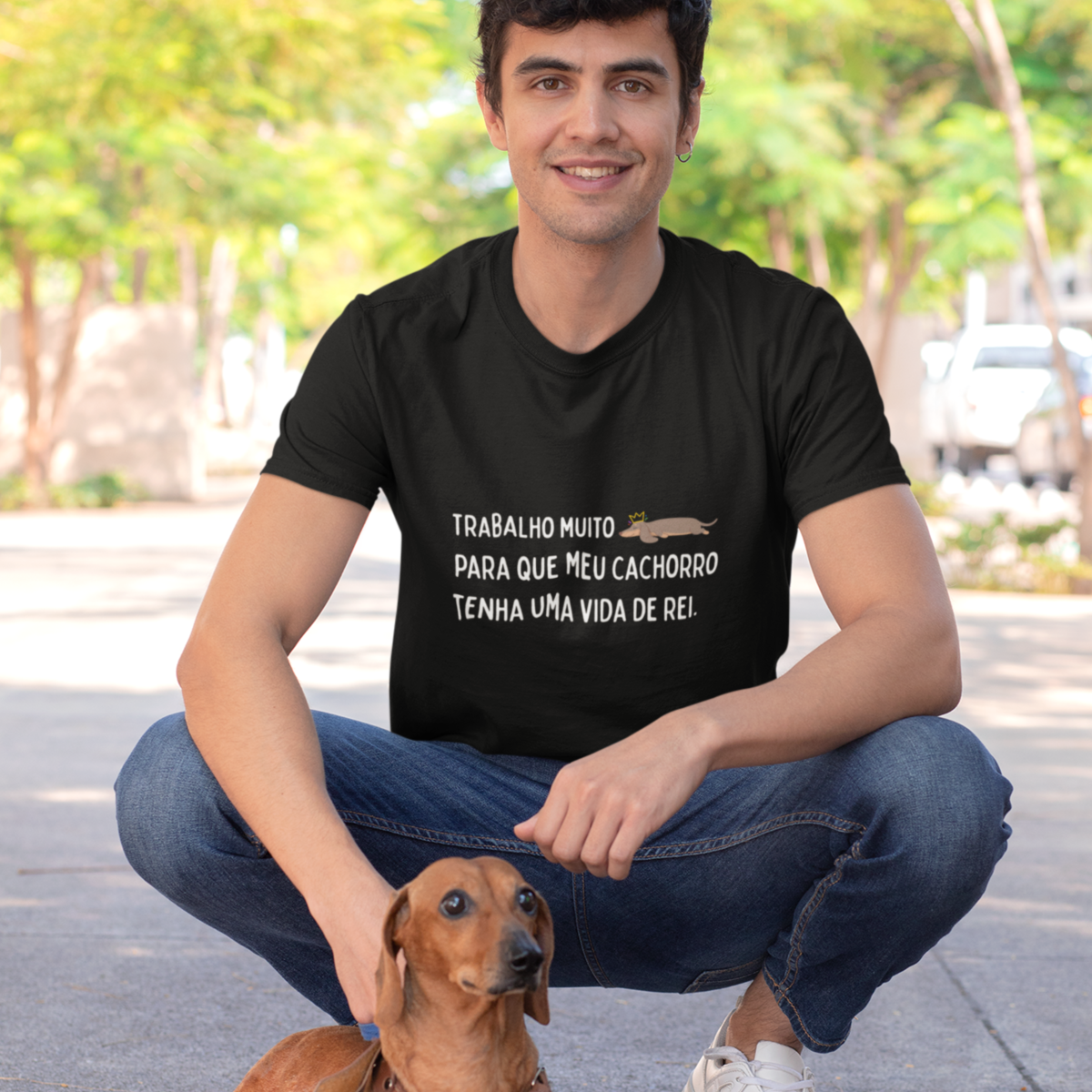 T-Shirt Classic E Dog Rei