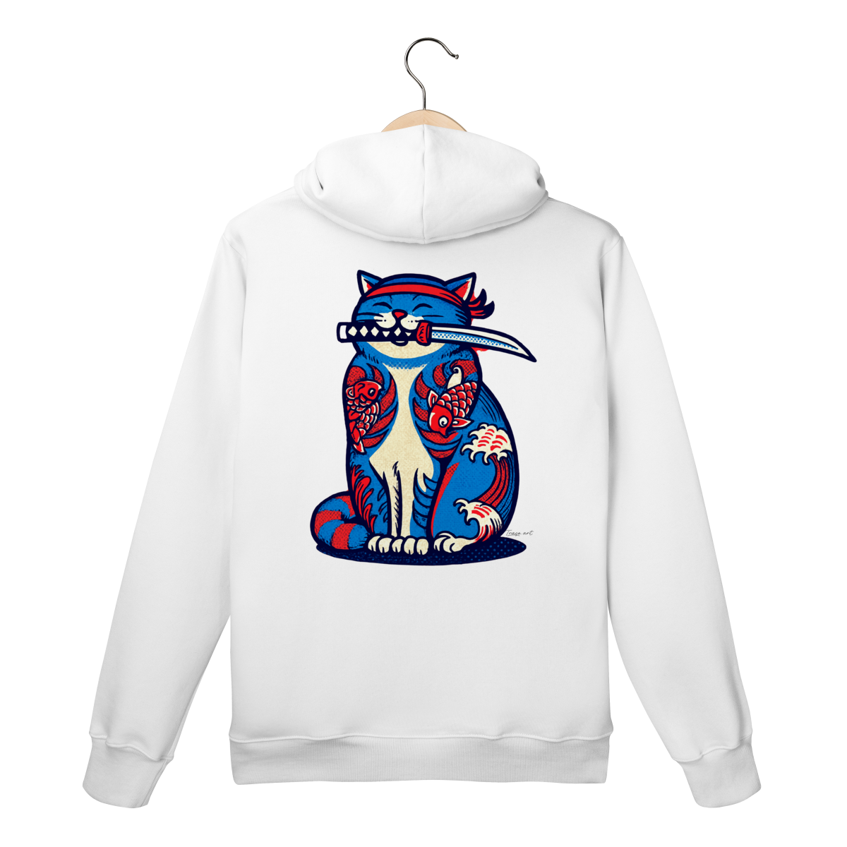 Moletom Canguru - Gato Yakuza 