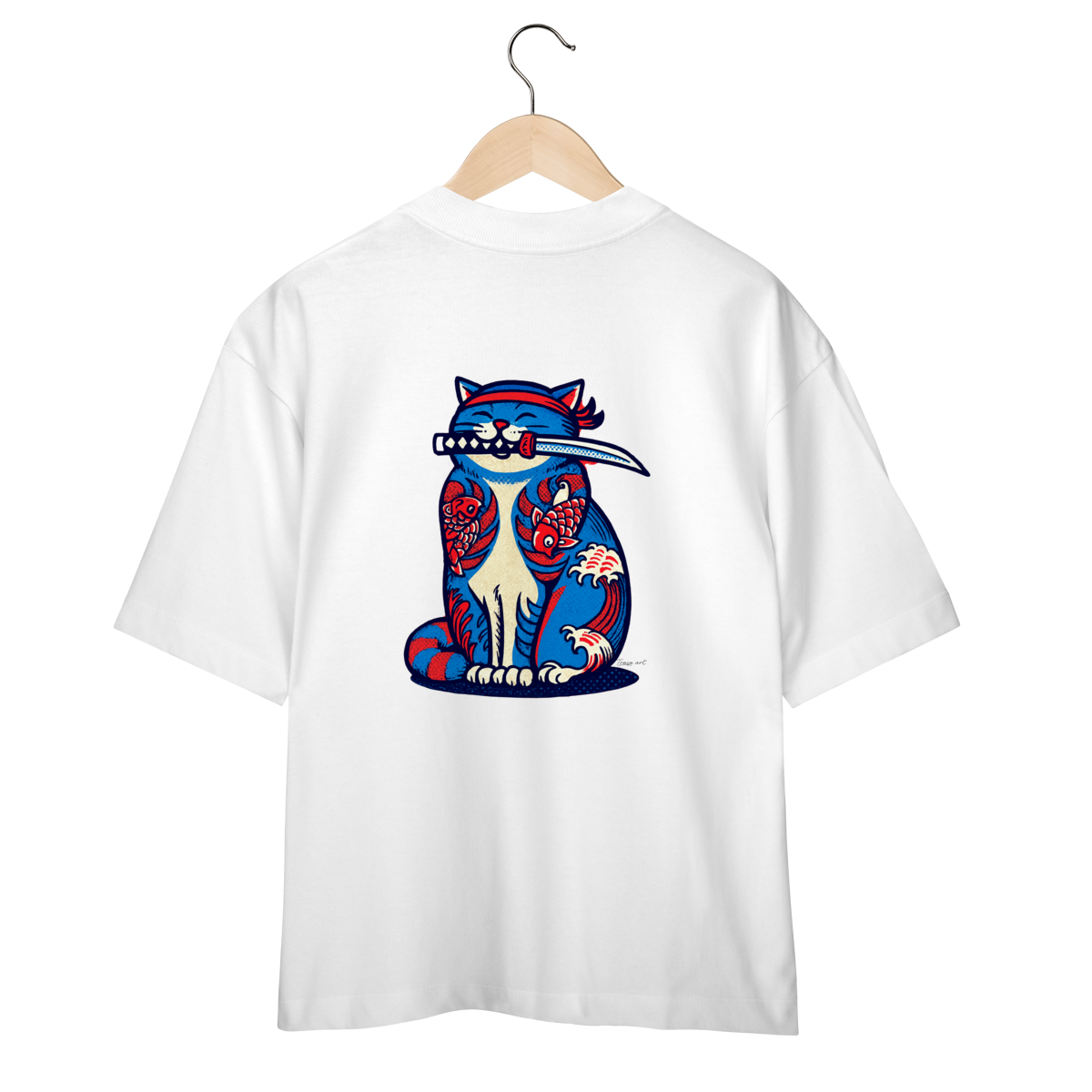 Camisa Oversized - Gato Yakuza 