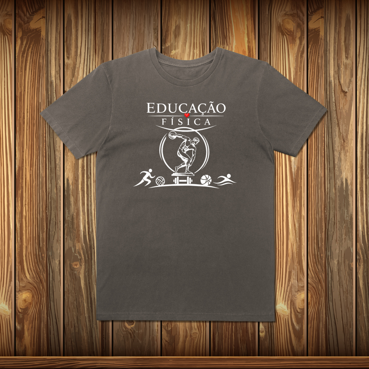 T-Shirt Estonada - EDUCAÇÃO FÍSICA