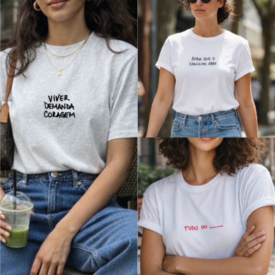 Kit com 3 • tshirt