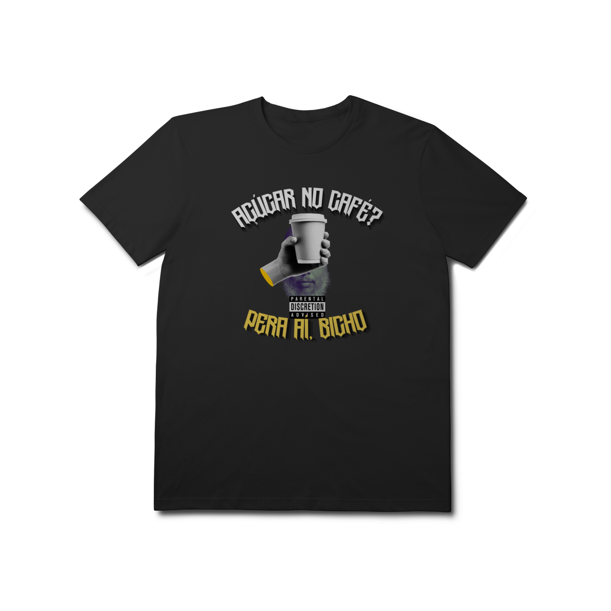 Camiseta 100% Algodão - Açúcar no Café?