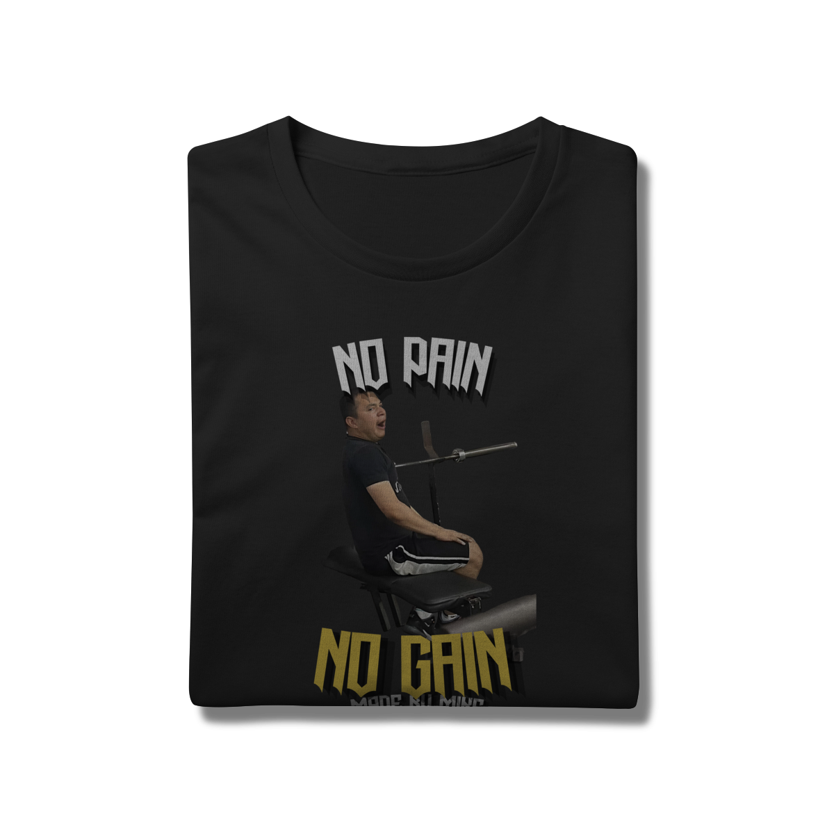 Camiseta 100% Algodão - No Pain, No Gain