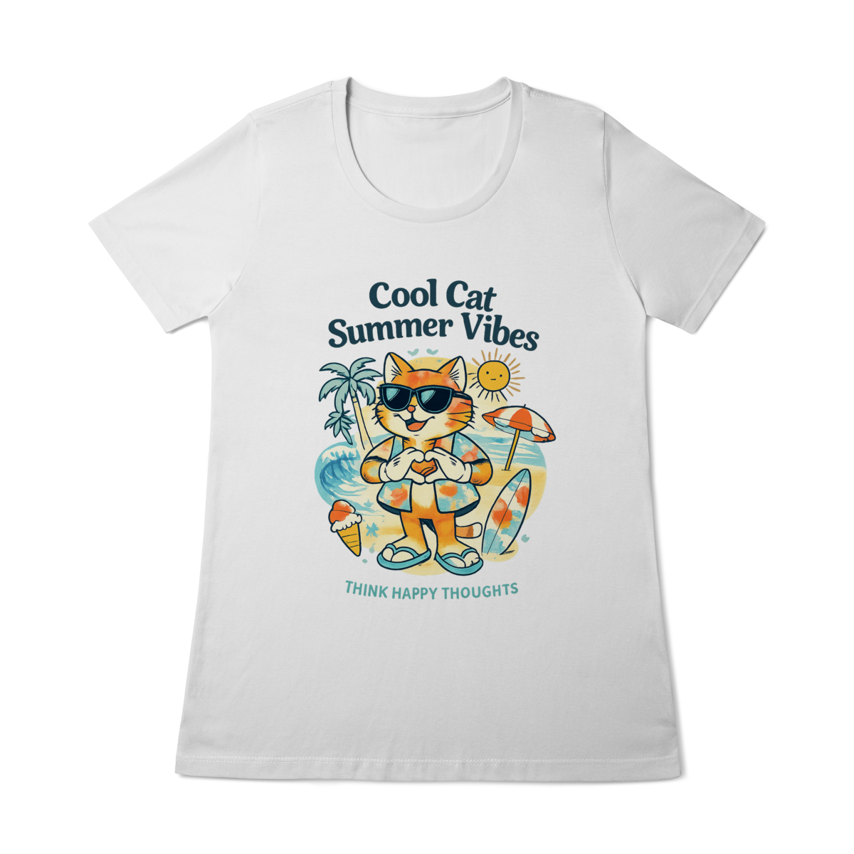 Camiseta Retrô Femina Personalizada Gato