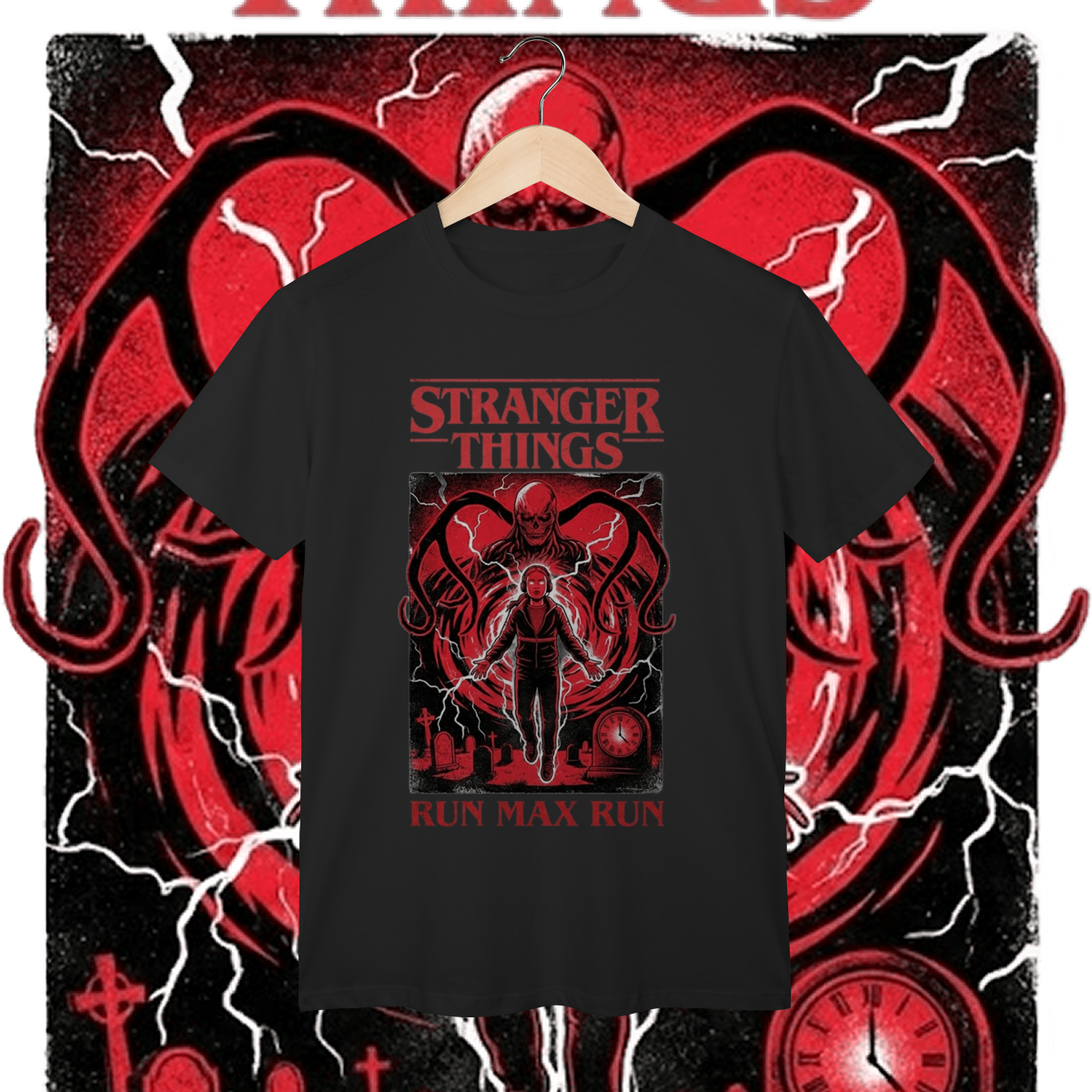 T-Shirt Stranger Things Unissex