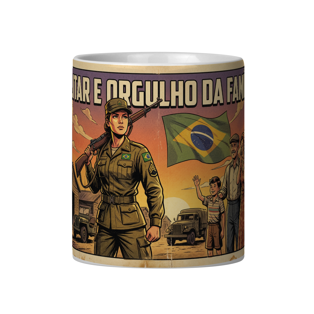 Nome do produto: MILITAR E ORGULHO DA FAMÍLIA